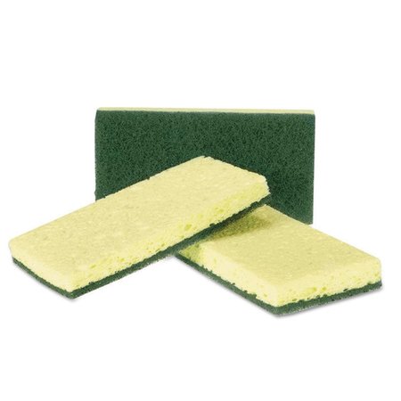 EXCELLENT APPLIANCES RPP Heavy-Duty Scrubbing SpongeYellow & Green EX286241